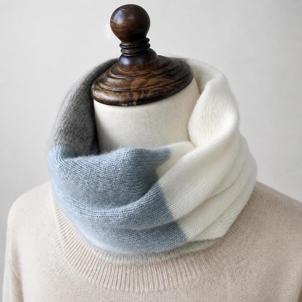 Infinity Scarf Knit - Cachecol Infinito de Malha com Costura