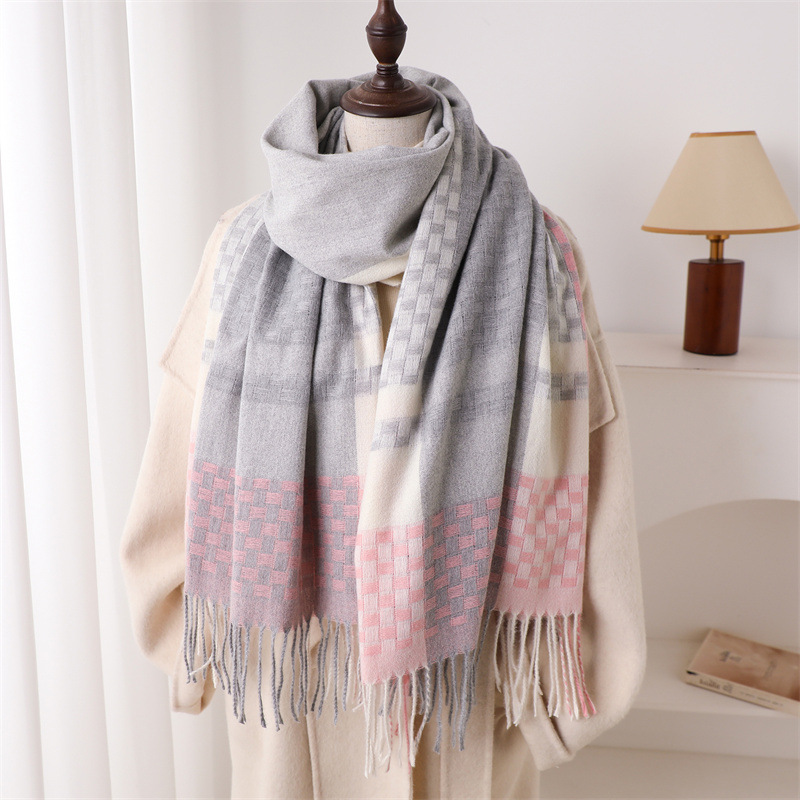 Woven Scarf Blanket - Cachecol de Cashmere de Marca de