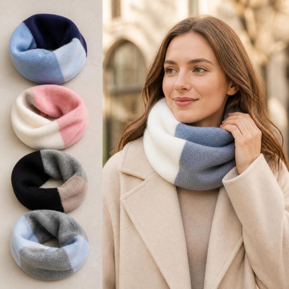 Infinity Scarf Knit - Cachecol Infinito de Malha com Costura