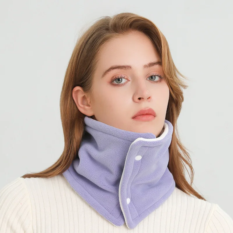 Infinity Scarf Knit - Lenço grosso de pelúcia para homens