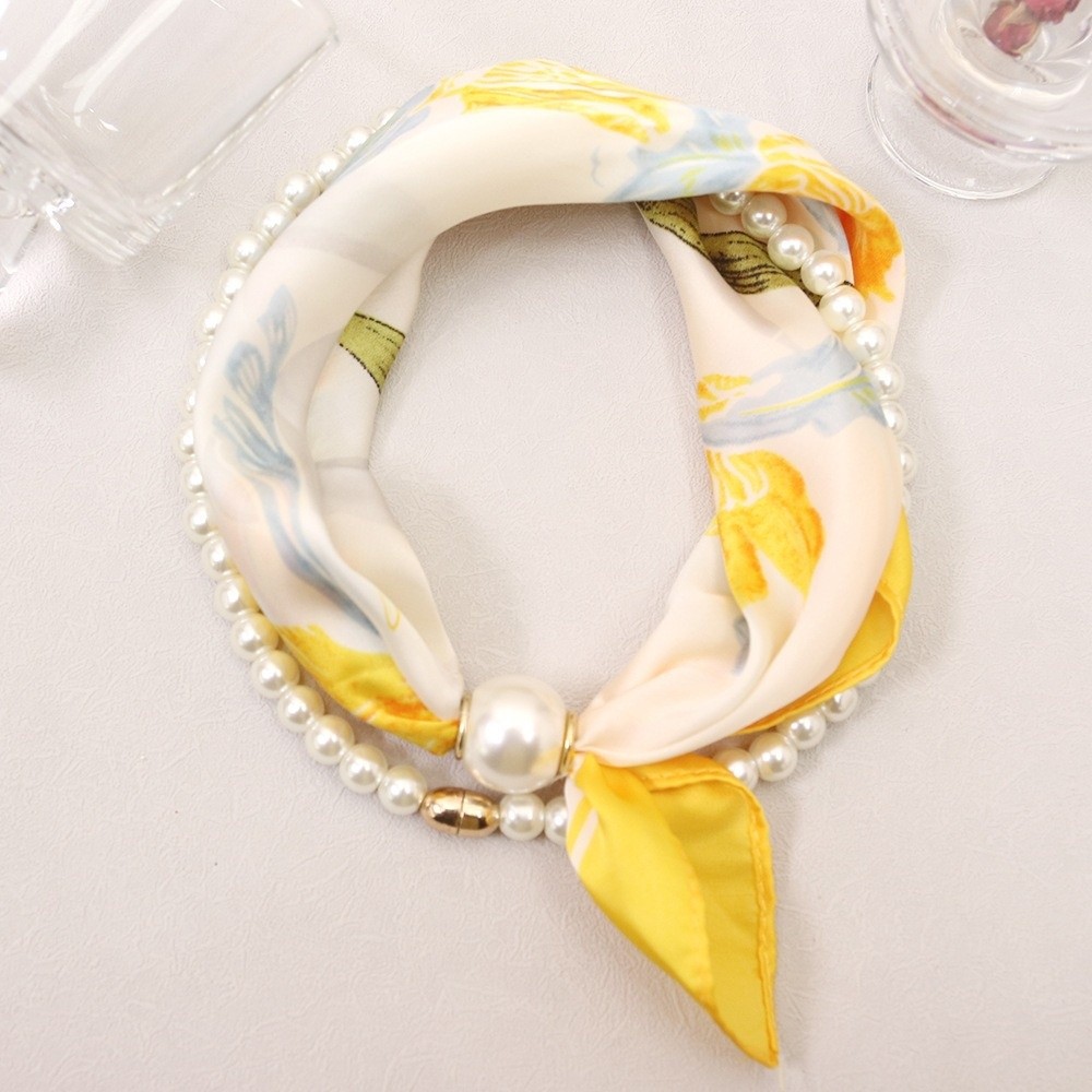 Lenço de Seda Multifuncional c - Silk Neck Scarf avaliação e preço