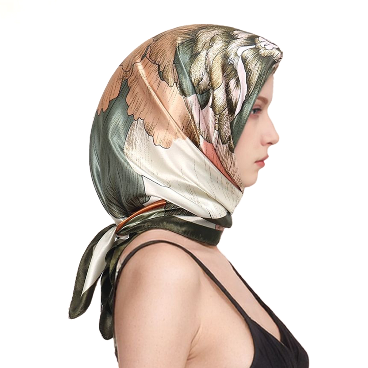 90*90cm lenço quadrado de seda - Silk Neck Scarf avaliação e preço