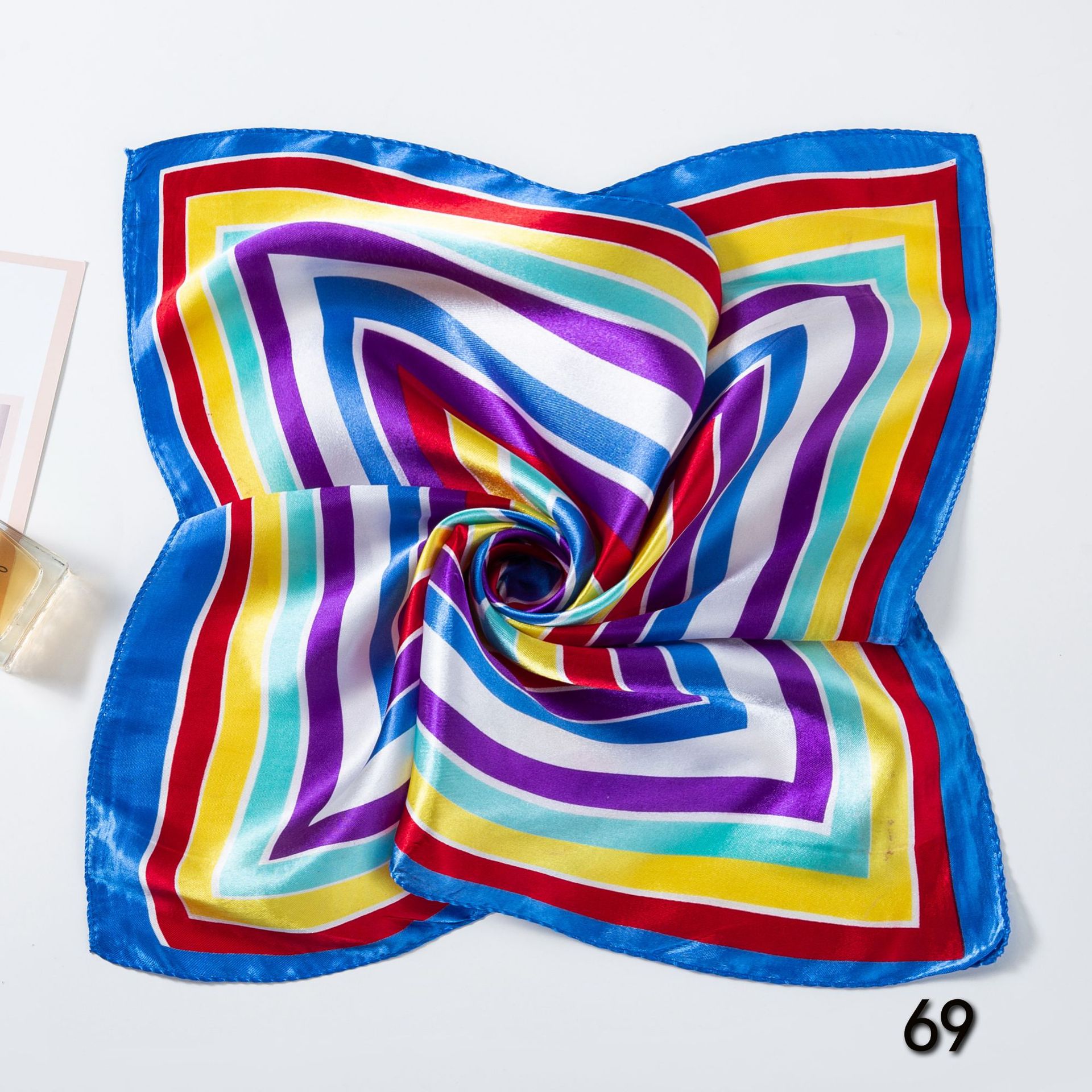 50*50cm lenços de seda quadrad - Silk Neck Scarf avaliação e preço