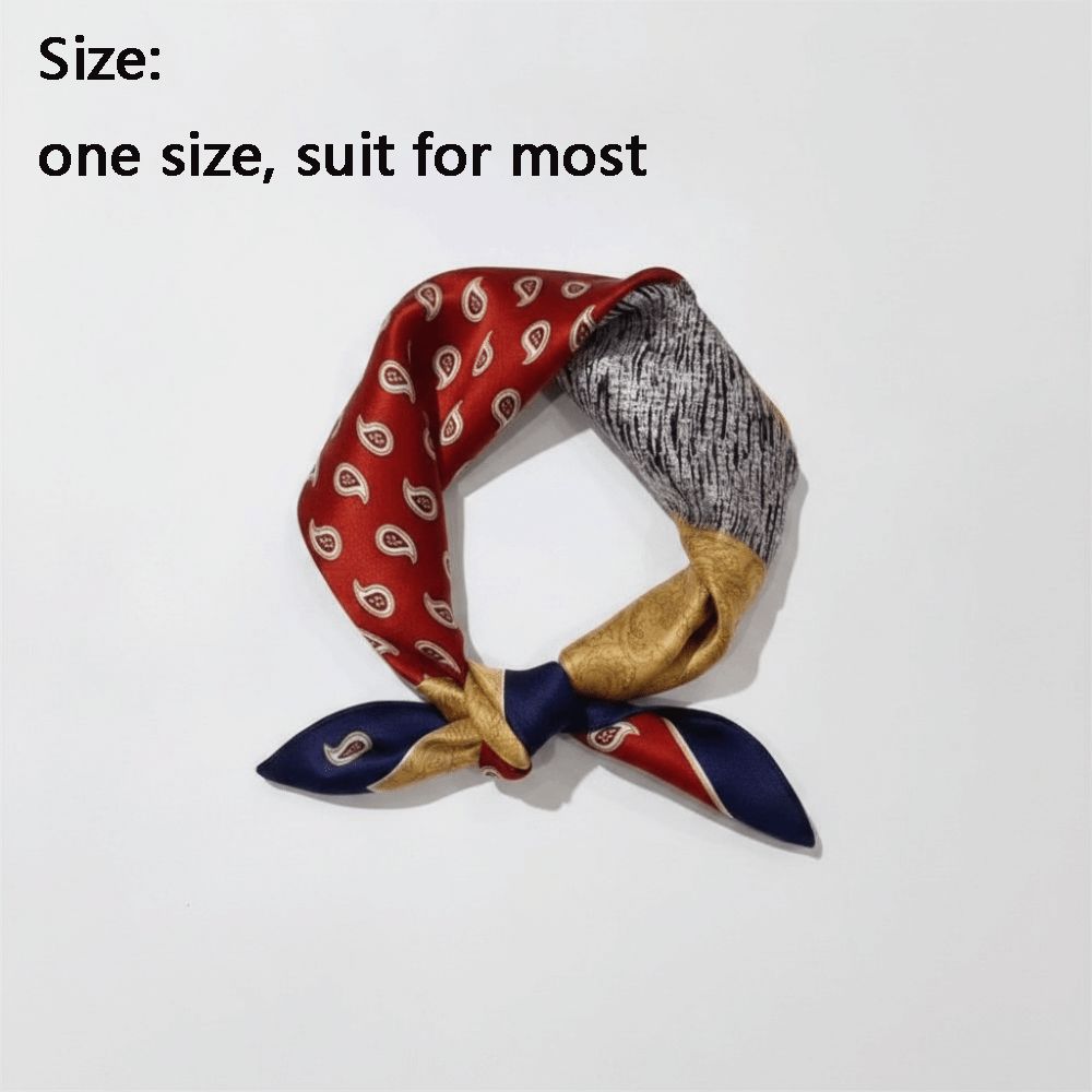 Lenço Quadrado de Seda com Est - Scarf Silk Square avaliação e preço