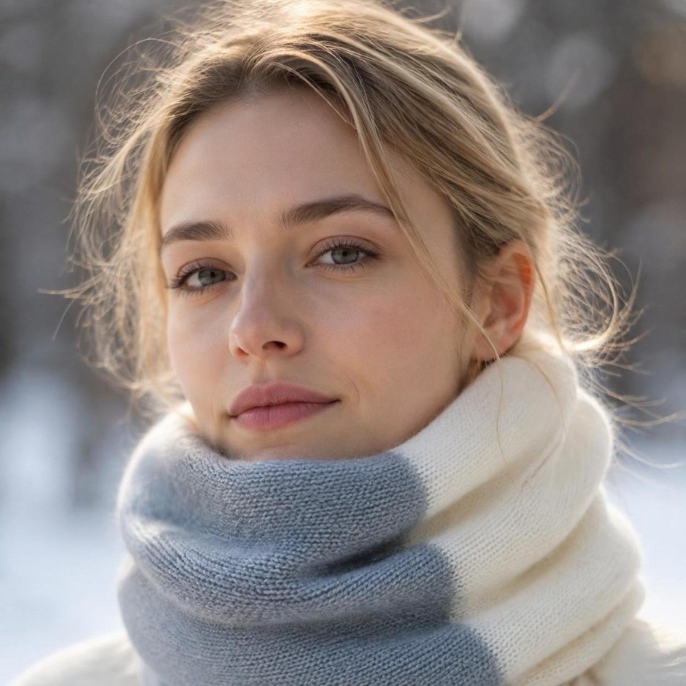 Cachecol Infinito de Malha com - Infinity Scarf Knit avaliação e preço