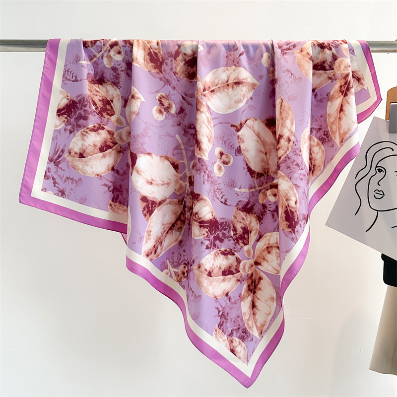 Lenço grande quadrado estampad - Scarf Silk Square avaliação e preço