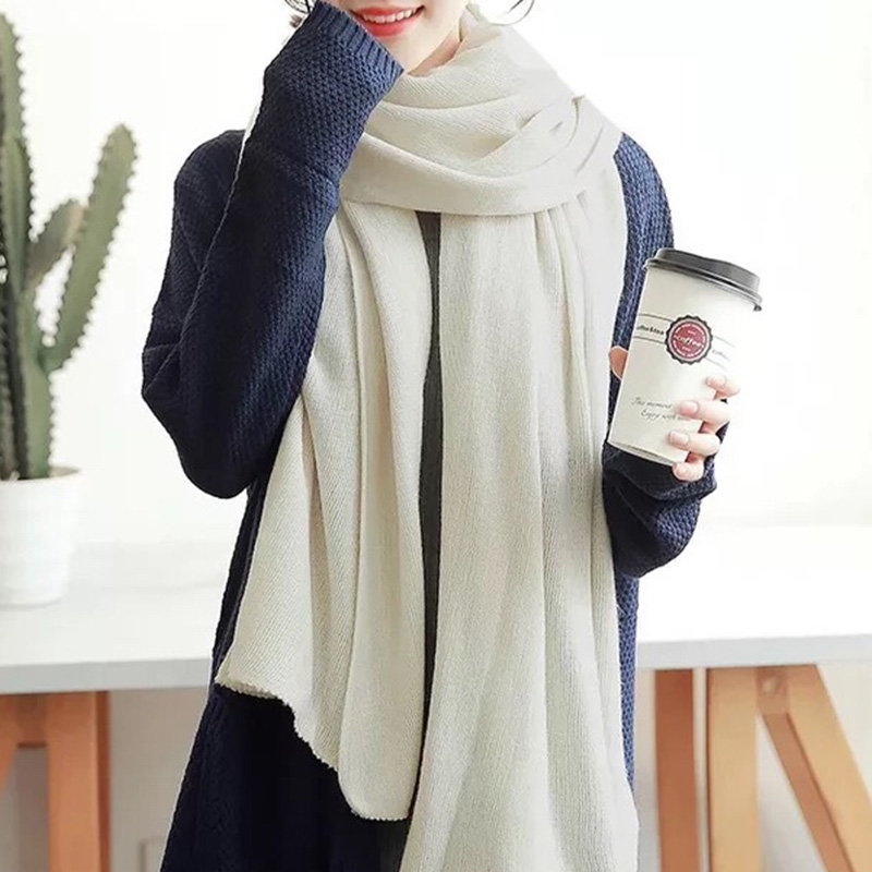 Cachecol de Lã Tricotada Imita - Muffler Men Wool avaliação e preço