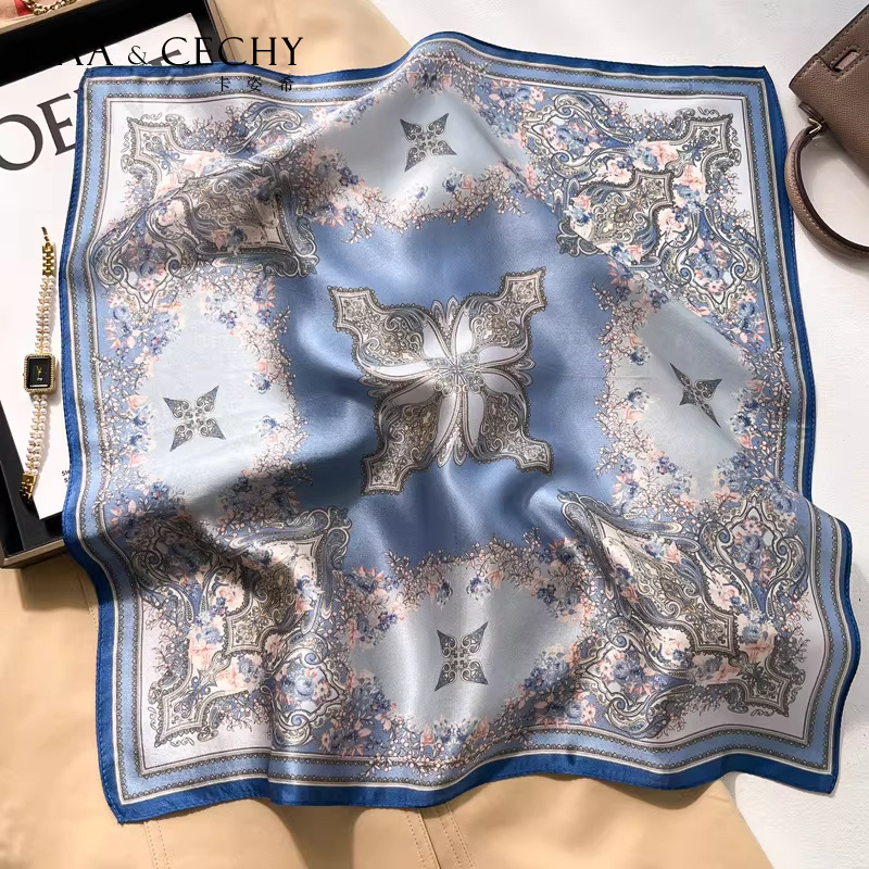 Lenço Quadrado de Seda 100% Am - Silk Neck Scarf avaliação e preço
