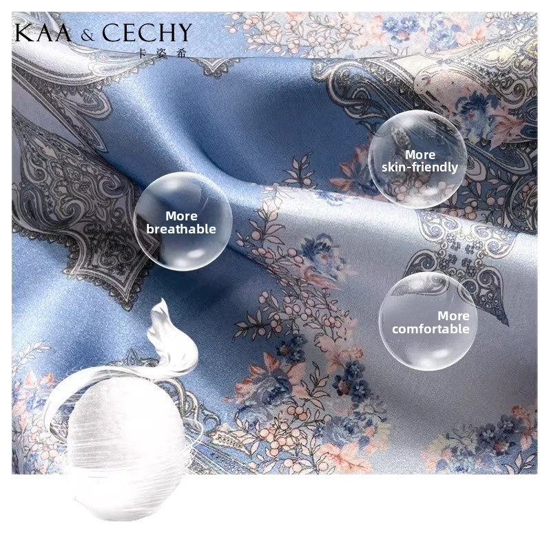 Lenço Quadrado de Seda 100% Am - Silk Neck Scarf avaliação e preço