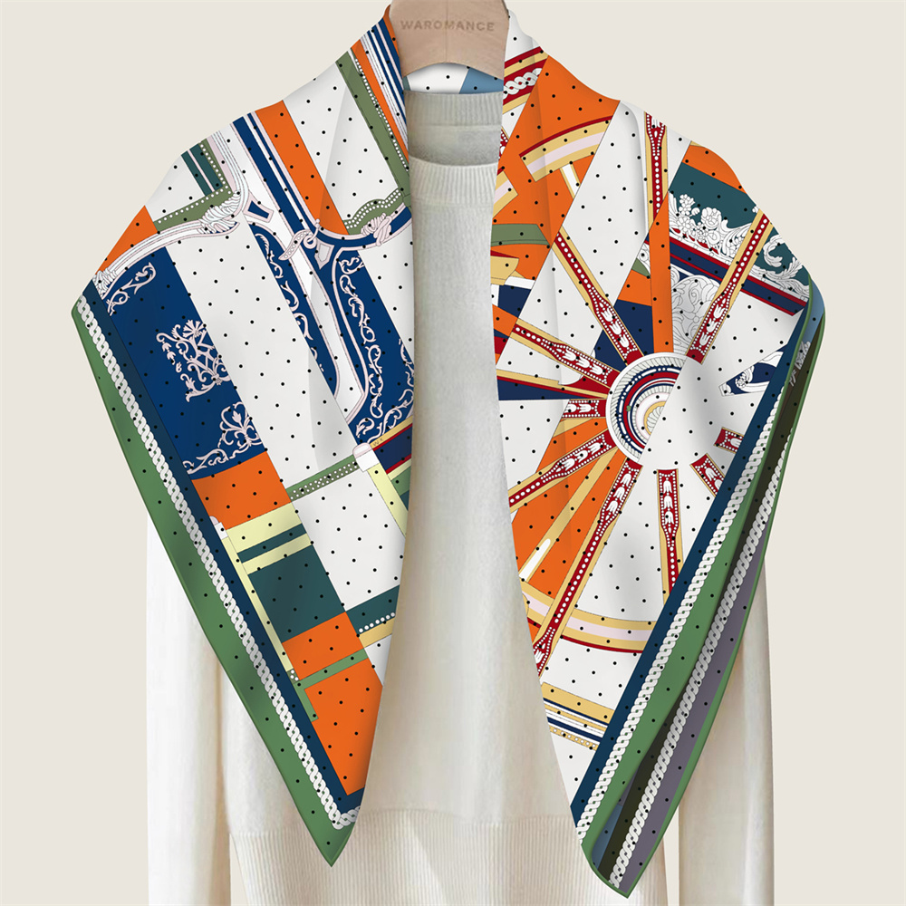 Pobing lenço de sarja de seda  - Scarf Silk Square avaliação e preço